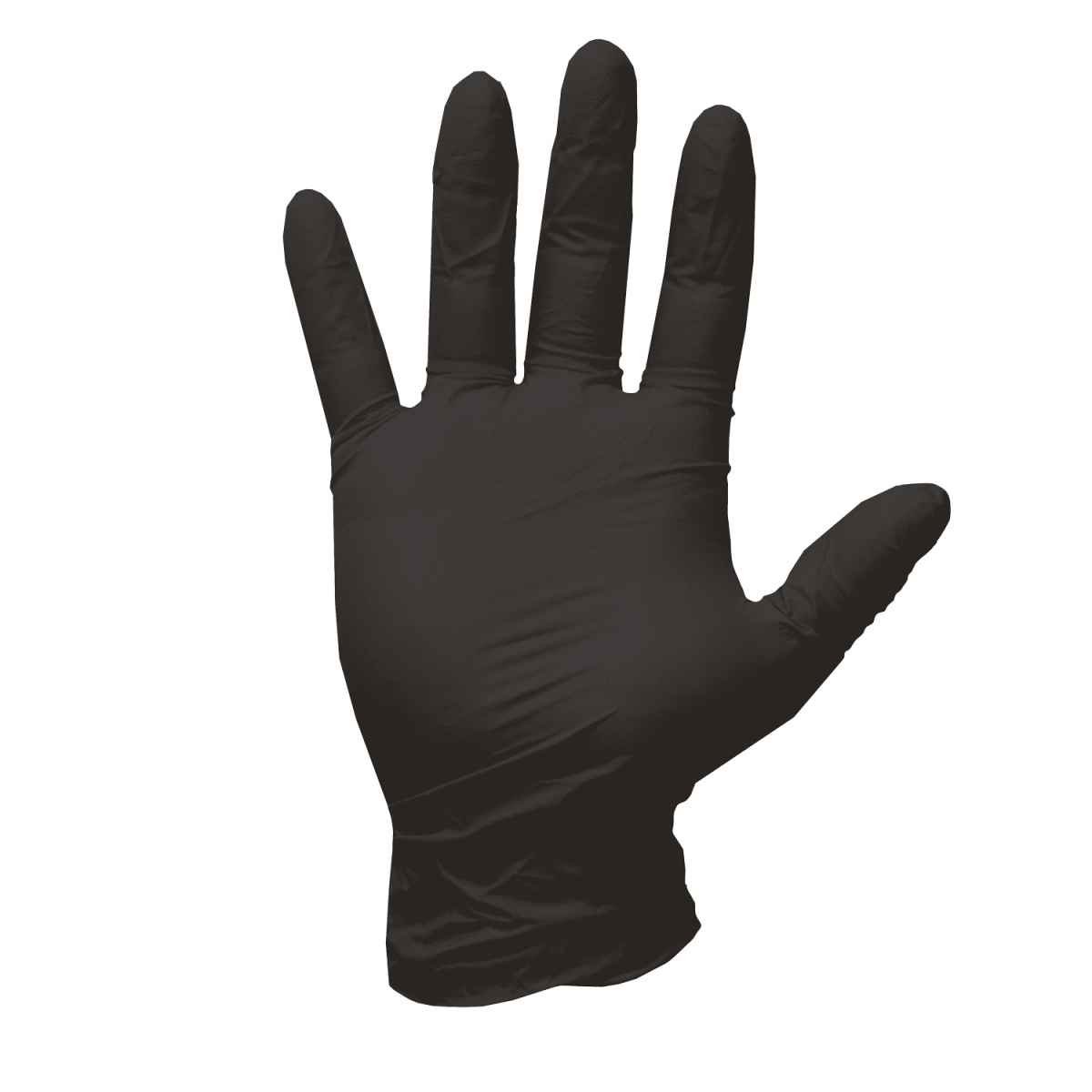 Nitrilové rukavice, čierne, 100 kusov, veľkosť M