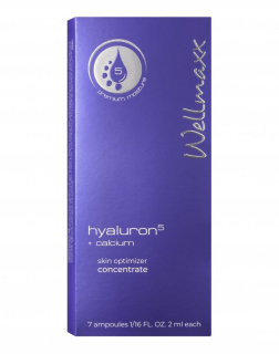 Wellmaxx Hyaluron5 + vápnik - koncentrát pre optimalizáciu pokožky 7x2ml