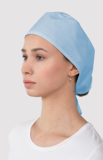 Dámska zdravotnícka farebná čiapka M-321, svetlo modrá