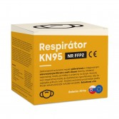 Respirátor KN95 / FFP2 20ks certifikácia v EU, 5-vrstvové s Melt-blown 