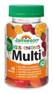 Jamieson Multi Kids Gummies želatínové pastilky 60pas.