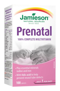 Jamieson Prenatal COMPLETE multivitamín 100tbl.