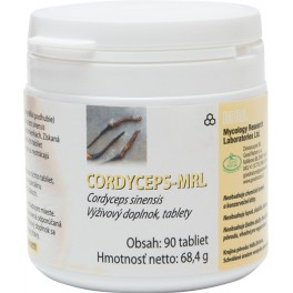 MRL CORDYCEPS sinensis 90 tab. po 500 mg sušenej huby