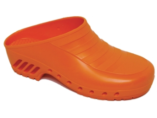 Zdravotnícke kroksy - Antistatické, autoklavovateľné pri 134°C, oranžová farba