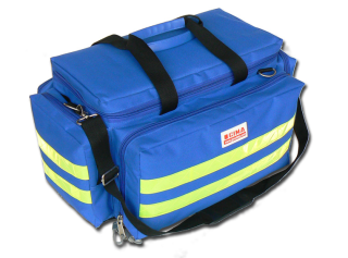 Taška pre záchranárov  - stredná, prázdna, modrá farba 