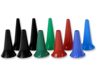 Ušné lieviky - pre otoskopy - Ø 2,5 mm a Ø 4 mm - rôzne farby, 1000ks