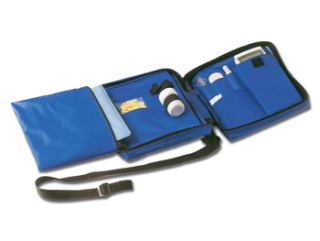 Chladiaca taška pre diabetikov - prázdna - modrá