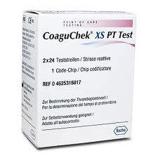 Testovacie prúžky CoaguChek® XS (2x24ks) pre prístroj CoaguChek® INRange a XS