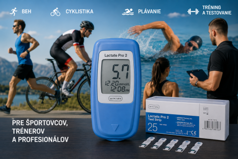 Laktátometer Lactate Pro 2: presné meranie laktátu pre efektívnejší tréning