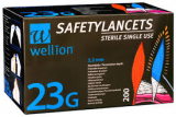 Bezpečnostné lancety Wellion Safety Lancets 23G - 200ks