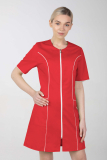 Dámske zdravotnícke šaty M-173C, červená