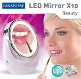 Kozmetické zrkadlo s LED osvetlením Lanaform LED Mirror X10