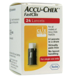 Accu-Chek® Fastclix Lancet 24, lancety do odberového pera 1x24 ks