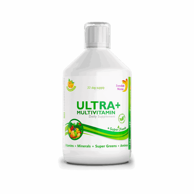 Swedish Nutra Ultra + Multivitamín Vegan 500ml