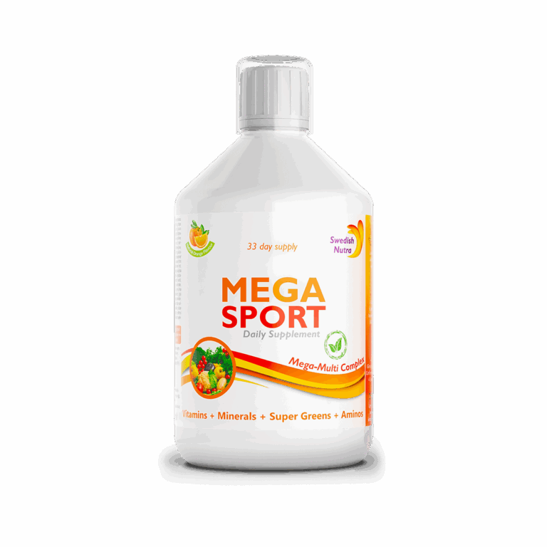 Swedish Nutra Mega Sport výživový doplnok pre športovcov 500 ml 