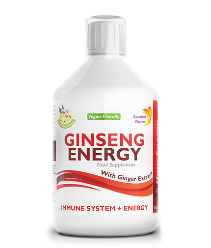 Swedish Nutra Ginseng Energy ženšen na dodanie energie 500 ml