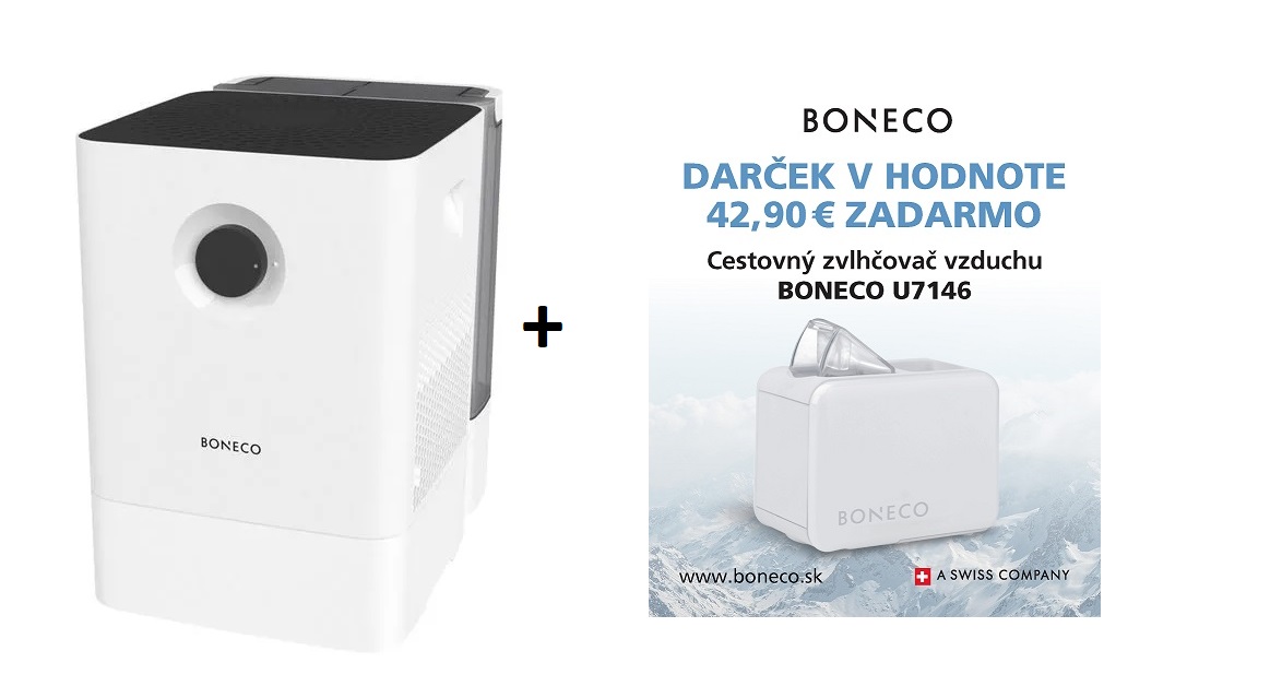 Boneco W300 Práčka vzduchu + cestovný zvhlčovač vzduchu U7146 ZADARMO