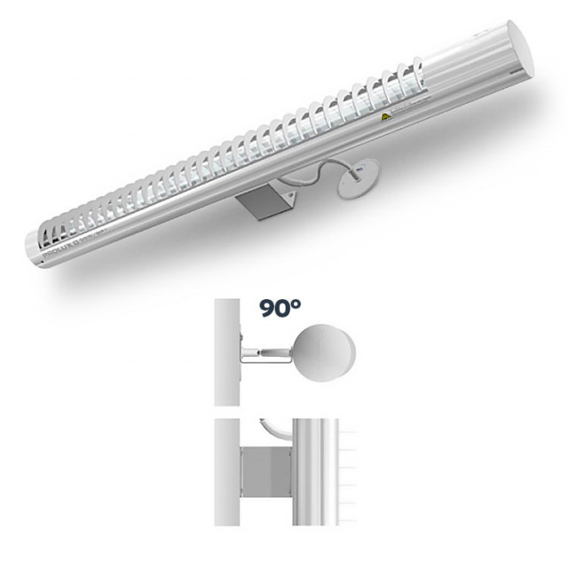 PROLUX G® 55W, 90°sklon, uchytenie na stenu / strop, bez snímaču pohybu