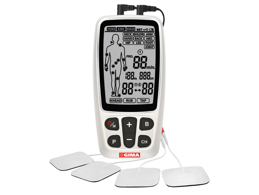 GIMA TENS/EMS - 2 kanály - 60 programov