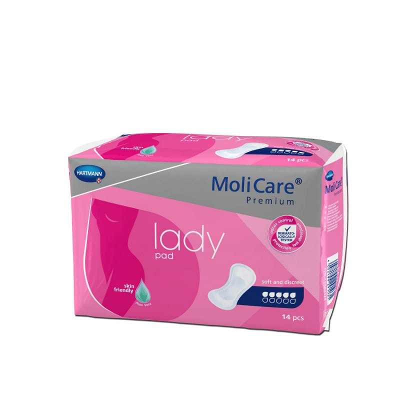 MoliCare® Premium lady pad, 5 kvapiek  - Inkontinenčné dámske vložky, 14 ks