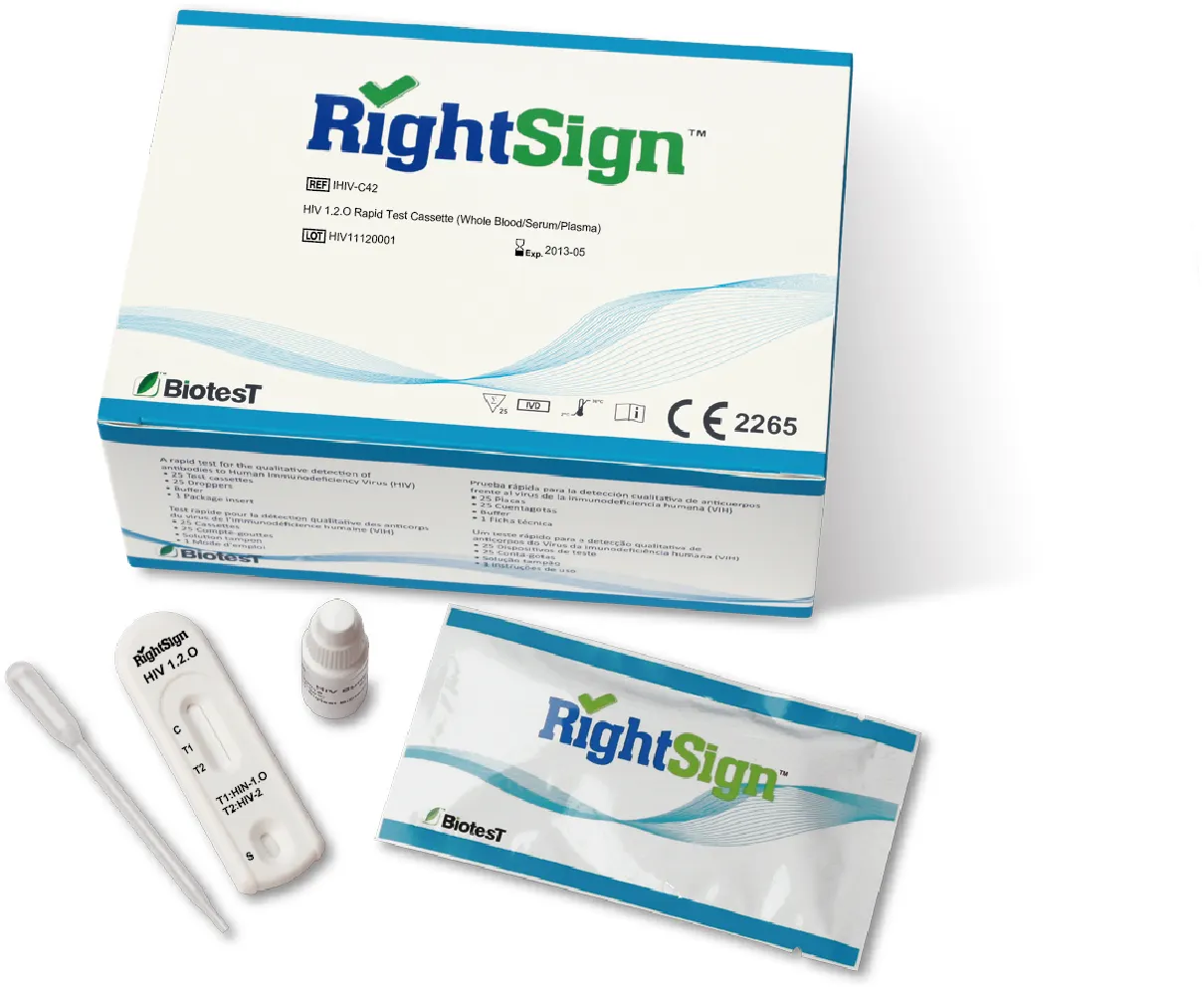 Rýchlotest na HIV, 25 testov