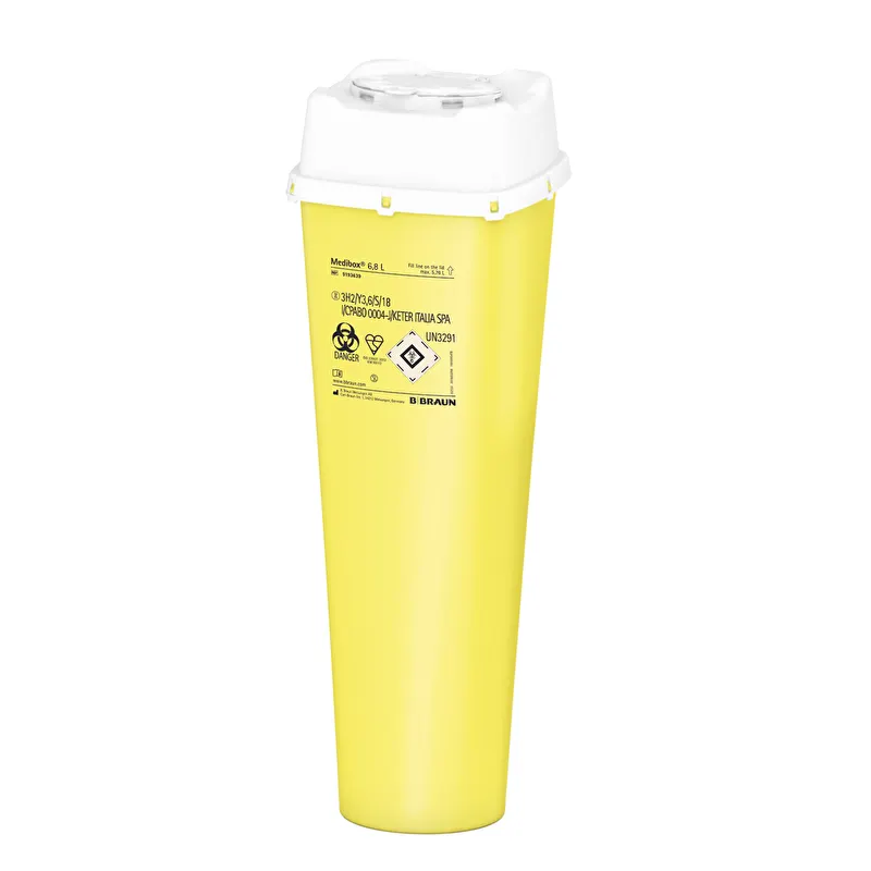 Kontajner na ostré predmety Medibox B. Braun,  6,8 l