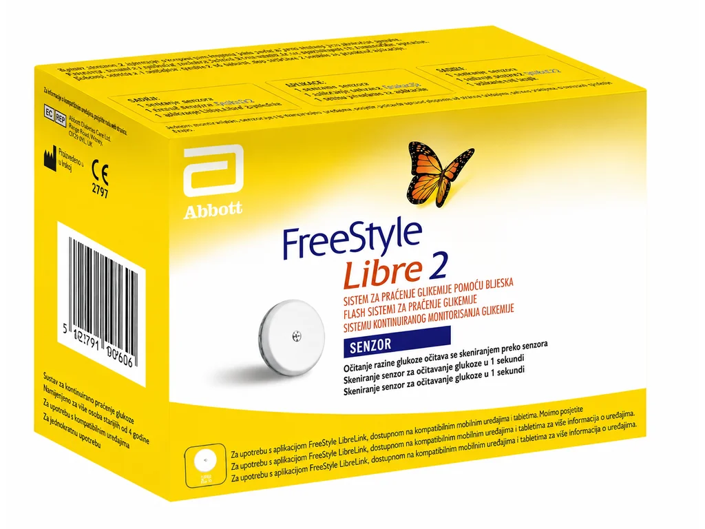 FreeStyle Libre 2 Senzor - monitorovanie glukózy