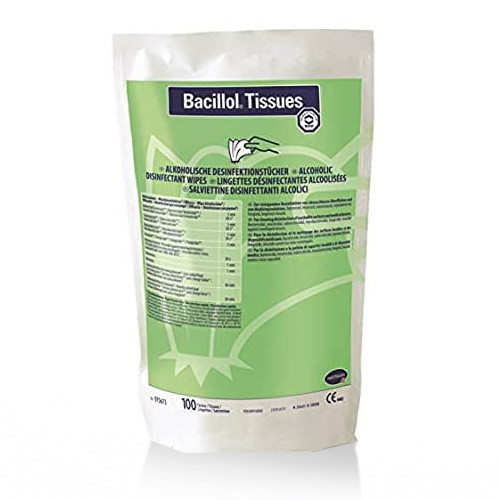 Bacillol® Tissues, Jednorazové dezinfekčné utierky, 100 ks (128792)