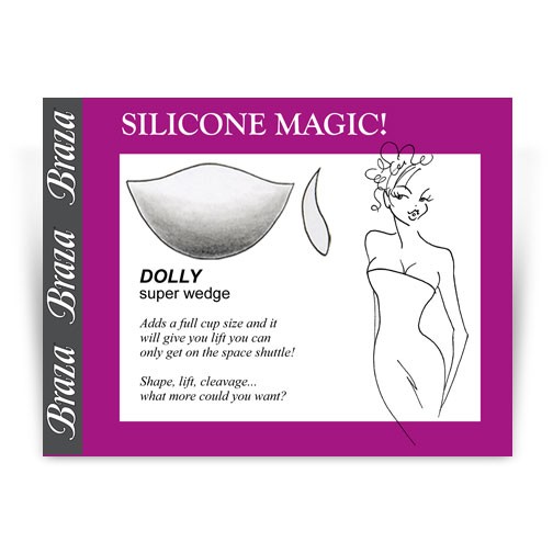 Braza - SWIM SHAPER SILICONE DOLLY, push-up výstuž (7350S-26)