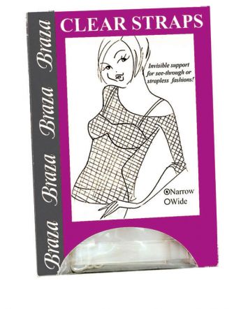 Braza - CLEAR STRAPS, priesvitné ramienka (5100-26)