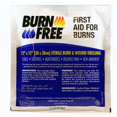 Protipopáleninové krytie BURNFREE® - 30x30cm - 20ks