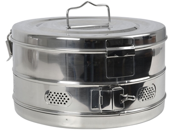 Okrúhly sterilizačný bubon 290 x 160 mm