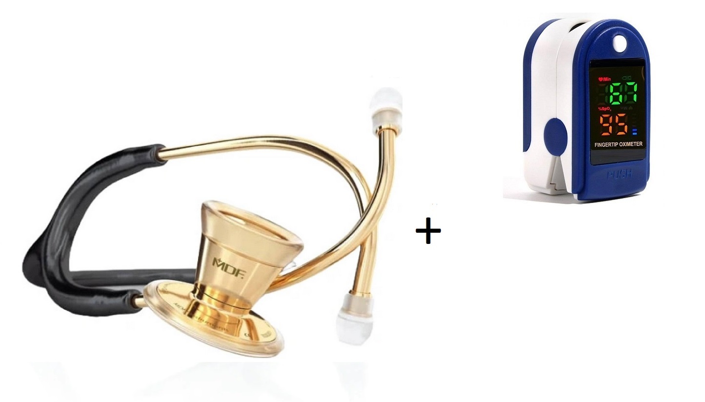 MDF 797 K Classic Cardiology™ Stainless Steel Dual Head - Gold Edition