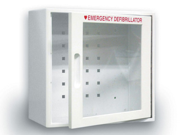 Stenový depozit s Alarmom pre defibrilator I-Pad NF 1200 a I-PAD CU-SP1