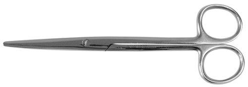 Chirurgické nožnice MAYO-Lexer zahnuté, tupé 16 cm