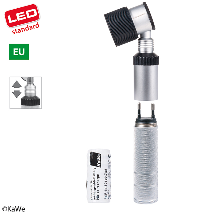 Kawe Dermatoskop Eurolight D30 LED 3,5 V Nabíj. v el.zásuvke 230 V(01.31630.811)