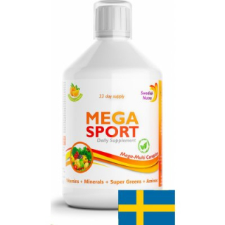 Swedish Nutra Mega Sport 500 ml (výživový doplnok pre športovcov)