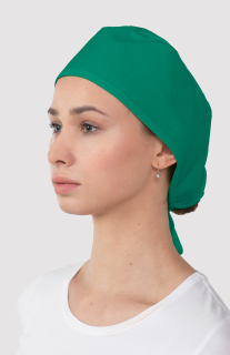 Dámska zdravotnícka farebná čiapka M-321, zelená