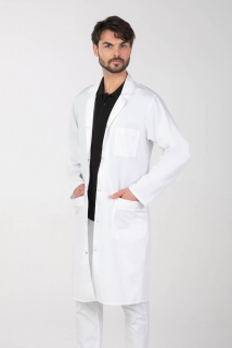 Pánsky zdravotnícky plášť M-117, biela  