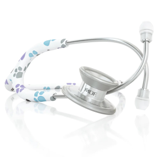 MDF 777 MD One® Epoch® Titanium Adult Stethoscope –  Paws/ Silver