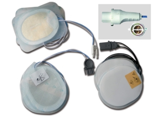 Jednorazové lepiace elektródy pre dospelých pre defibrilátory Agilent, H-P, Laer