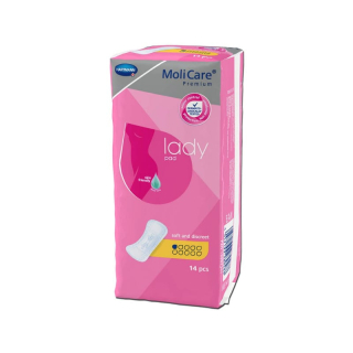 MoliCare® Premium lady pad, 1 kvapka - Inkontinenčné dámske vložky, 14 ks