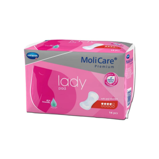 MoliCare® Premium lady pad, 4 kvapky  - Inkontinenčné dámske vložky, 14 ks