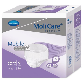 MoliCare Premium Mobile STRONG,veľkosť S, 8 kva - Inkontinenčné nohavičky unisex