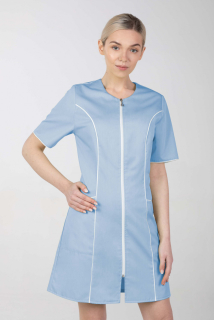 Dámske zdravotnícke šaty M-173C, svetlo modrá