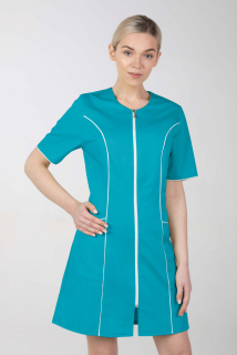 Dámske zdravotnícke šaty M-173C, tyrkysová