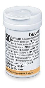 Testovacie prúžky pre glukomer Beurer GL 44 lean