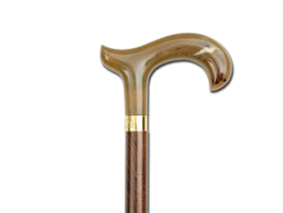 Drevená vychádzková palica s rukoväťou tvaru T - unisex